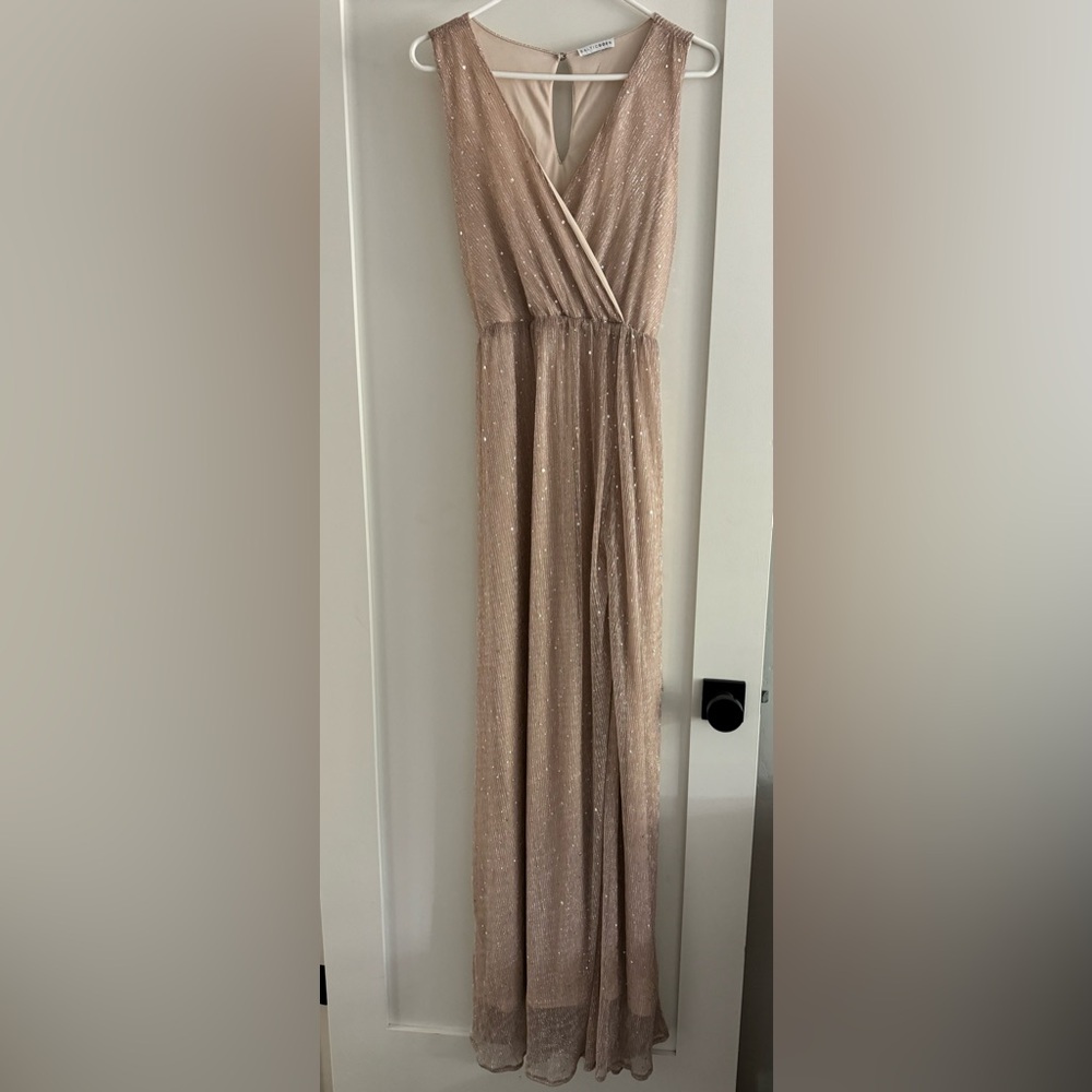 Baltic Born Sparkling Beige Maxi Dress